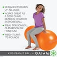 thumbnail image 4 of Gaiam Kids Peanut Ball Orange, 4 of 5