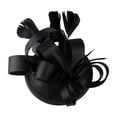 thumbnail image 2 of Ediodpoh Elegant Black Evening Mini Top Hat for Bride Wedding and Party Hair Accessory Black, 2 of 5