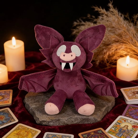 7.9 Inch 99 Nights Bat Plush - Forest Monster Stuffed Animal,Soft Collectible for Video Game Enthusiasts,Ideal Halloween Christmas Birthday Gift for All Ages