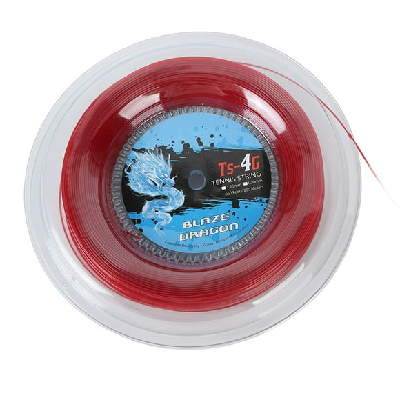 Tennis String, TS 4G 200m Reel Tennis String Line Polyester Tennis String Reel for Gym Sport Outdoor