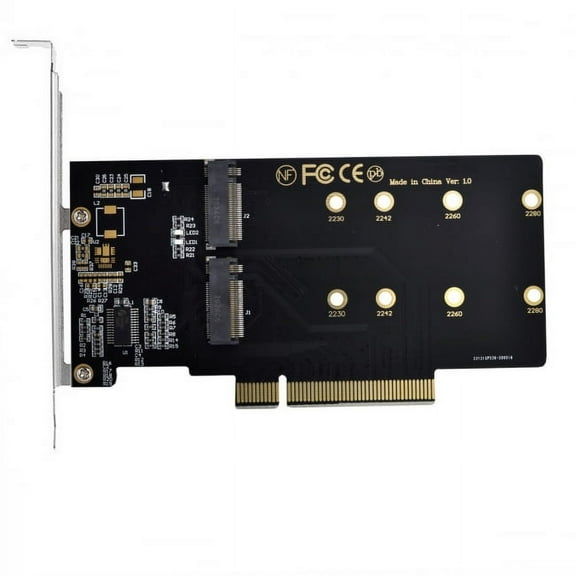 Chenyang CY Dual 2X NVME M.2 AHCI to PCIE Express 3.0 Gen3 X8 X16 Raid Card VROC Raid0 Hyper Adapter Card
