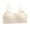 Beige, variant on Plus Size Womens Summer Tank Tops Comfort Children Bra Teen Girls Bra Cotton Training Bra Student Kids Underwear Camisole Gray One size