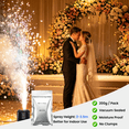 thumbnail image 2 of Cold Spark Machine Powder 7.05oz/bag, Premium Material for Special Effects Machine, 6.6ft-11.5ft Height Effects, Use for Outdoor Weddings, Stages, Events, DJ, Disco, Party - 1 Bag, 2 of 4
