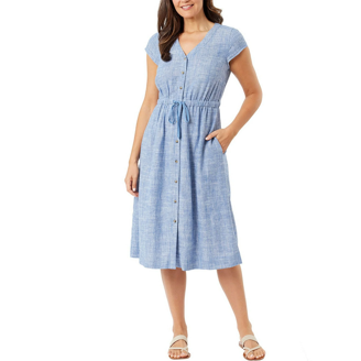 Briggs Ladies' Pleated Velvet Dress 1655405Color Blue Size S - Walmart.com