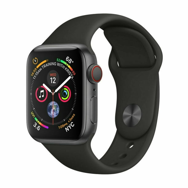 Restored Apple Watch Series 4 (GPS + Cellular) 40mm Smartwatch