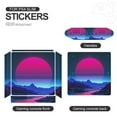 thumbnail image 4 of Decal Skin for PS4 Slim / PS4 Pro / PS4, Whole Body Vinyl Sticker Cover for Playstation 4 Console and Controller (Neon River Velly Cyber-3), 4 of 5