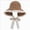 Khaki, variant on Girls Boys 6-24 Months Vacation Bucket Hat Baby Girl Straw Hat Outdoor Baby Sun Hats Summer Bowknot Cap For Infant Toddler Girls--Beige Hat