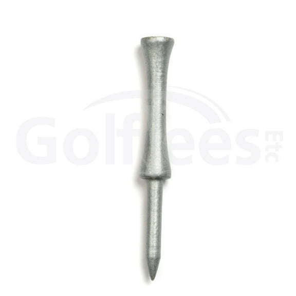 Golf Tees Etc Step Down Silver Color Golf Tees 3 1/4" Inch Strong & Light Weight Accessory Tool For Golf Sports - (300 Of Pack)