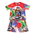 thumbnail image 1 of 2023 nuevos conjuntos de niño de manga corta de verano de dibujos animados vengadores niños pantalones cortos pijamas trajes Marvel ropa traje 3-8 YS (3T-4T) Gao Jinjia LED, 1 of 2