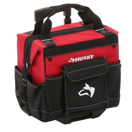Husky Rolling Tool Box 14 Inch Portable Toolbox Chest Tote Bag Pouch ...