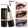 thumbnail image 3 of Delineador de ojos resistente al agua, delineador de ojos mate de secado rápido, lápiz delineador de ojos rico sólido negro de un solo extremo, 3 of 5