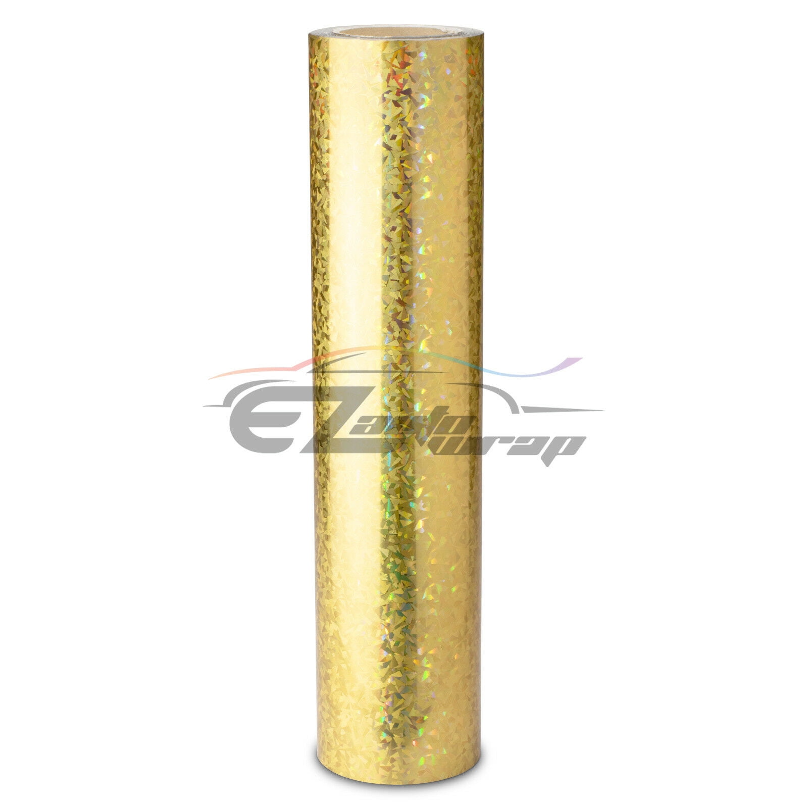 Essmo™ Holographic Crystal Gold Heat Transfer Vinyl HTV T-Shirt 20" Iron Press SP07 20"x96"