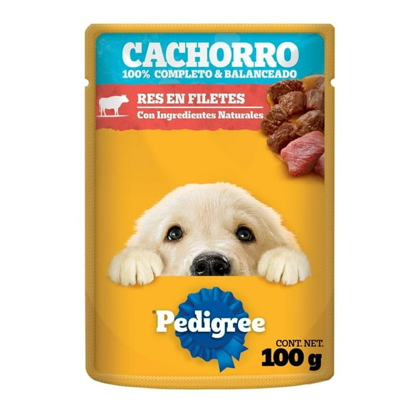 Alimento para Perro Pedigree Cachorro Res en Filetes 100 g