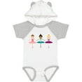 thumbnail image 3 of Inktastic Little Ballerina Trio Girls Baby Bodysuit, 3 of 5