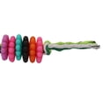 thumbnail image 3 of CBFFDC Puppy Pet Teething Toy Pet Puppy Toy Toothbrush Durable Ropes Bundle Bite resistant Interactive Flower Shape Dog Ball Toy, 3 of 6