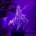 thumbnail image 1 of Luz nocturna LED 3D Plants vs Zombies Zhonglis que cambia de color, 1 of 1