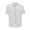White, variant on VANLOFE Short Sleeve for Mens Solid Blue Shirts Men's Slim-fit Turn-down Collar Button Business Shirt