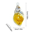 thumbnail image 3 of Glow in the Dark Conch Pendant - Lightweight Resin & ABS Necklace with Drip Glue Finish, Maritime-Themed Glowing Jewelry for Nighttime Elegance, 3 of 7