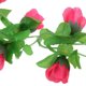 thumbnail image 3 of Artificial Rosa Colgante Soledad Seda Flor Decoración Rosado, 3 of 8