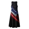 thumbnail image 6 of VBVC Women's Floral V-Neck Sleeveless Maxi Dress,Button Detail Loose Flowy Dress For Women,Ladies' Casual Patriotic Summer Sundress with Pockets,Multicolor,S-3XL, 6 of 8