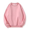 thumbnail image 2 of cfhntfmh Chandails en Molleton Surdimensionnés pour Hommes Grande Taille Col Rond Manches Longues Pull Tops Tenues de Mode Automne 2024, 2 of 3