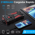thumbnail image 4 of Arrancador De Batería Labg 2000A 21800mah Negro/Rojo, 4 of 5