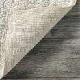 thumbnail image 3 of nuLOOM Avril Machine Washable Stripe Wool Area Rug, 6' x 9', Avril Ivory, 3 of 6