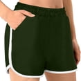 thumbnail image 2 of Timegard Womens Shorts Summer Athletic Elastic Waist Solid Color Workout Running Shorts with Pockets, 2 of 8