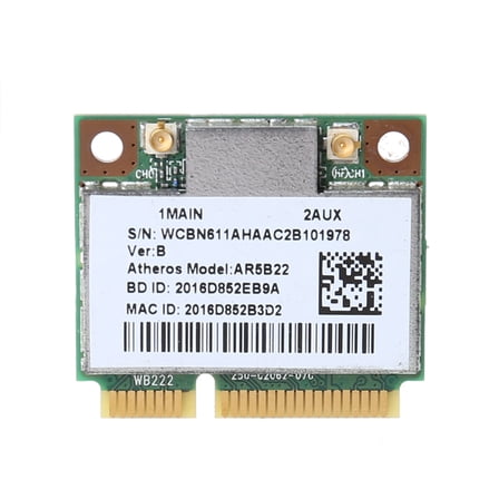 Half PCIe 300M WLAN Wifi Card Adapter AR9462 AR5B22 WB222 for PC Computer Laptop