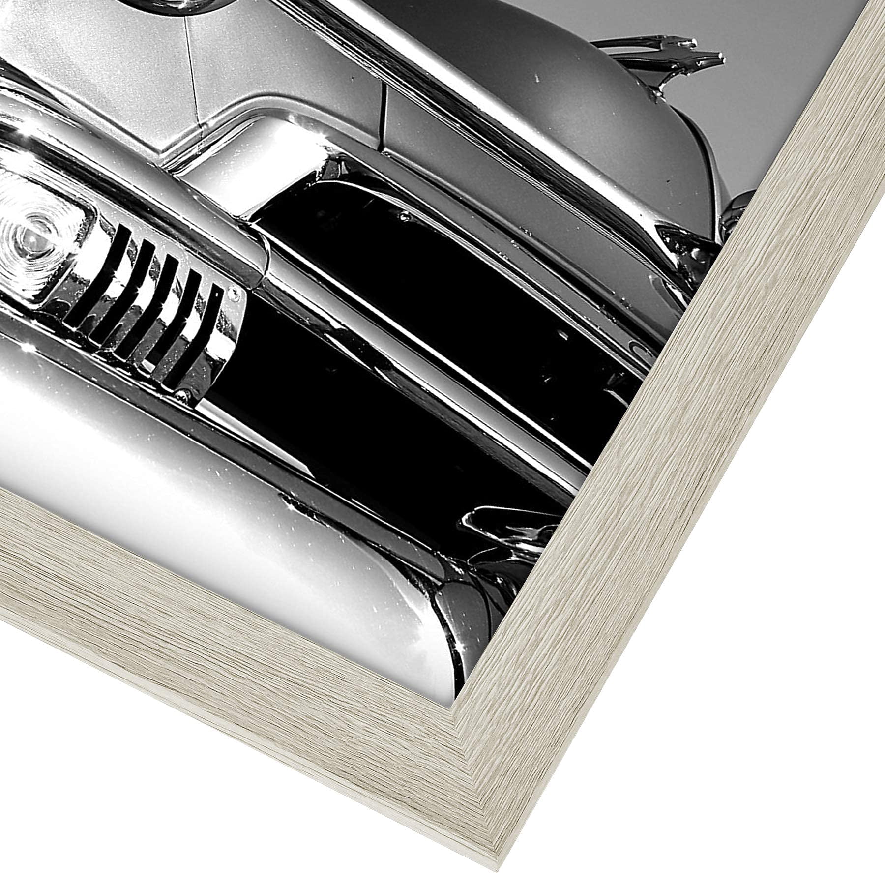 Americanflat 24x36 Poster Frame in Grey with Polished Plexiglass - Horizontal and Vertical Formats with Included Hanging Hardware