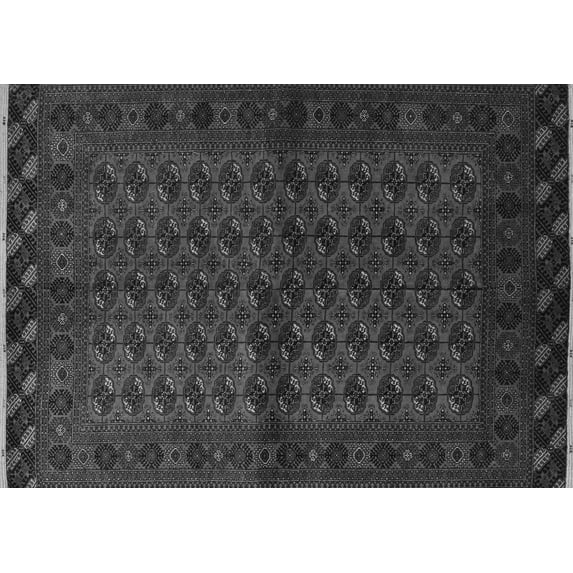 Ahgly Company Indoor Rectangle Southwestern Gray Country Area Rugs, 8' x 12'
