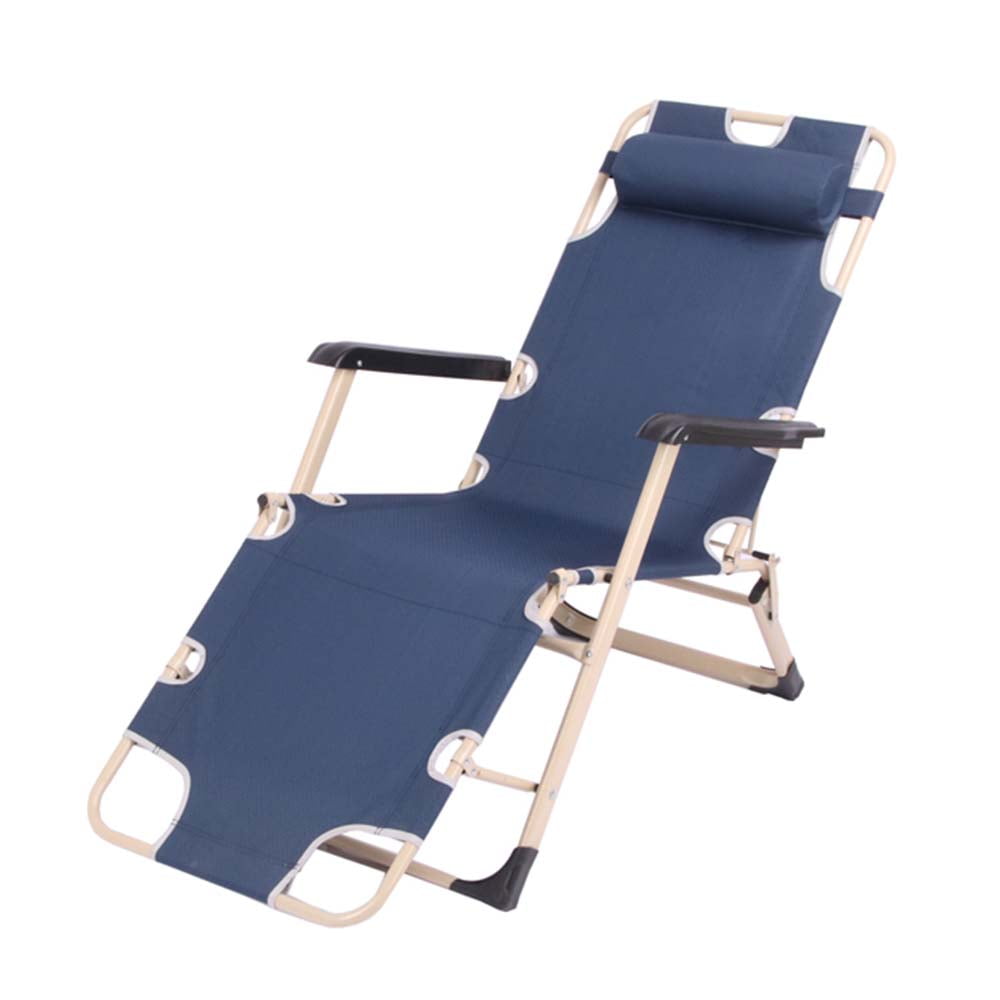 INTBUYING Folding Chaise Lounge Chair Bed Adjustable Beach Garden