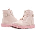 thumbnail image 2 of Botas Para Niña Charol Rosa Moda Chunky Suela Cosida rosa claro 18, 2 of 6
