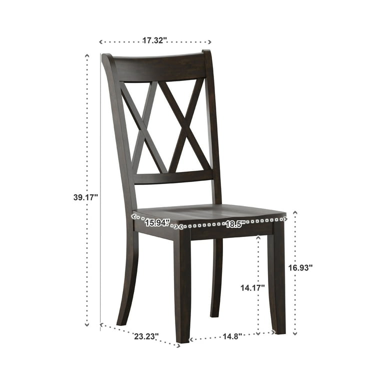 Weston home farmhouse dining chair with cross back outlet