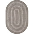 thumbnail image 6 of Homespice Gray Cloud Gray and Ivory 4x6' Oval Braided Rug for Area Rugs Country Style, 6 of 8
