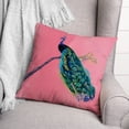 thumbnail image 3 of Creative Products Regal Peacock 18 x 18 Spun Poly Pillow, 3 of 3