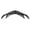 Black, variant on Nieyigj Motorcycle Front Fairing Winglet Aerodynamic Wing Spoiler Replacement for Yamaha Nmax125 Nmax155 2020-2022, Kawasaki Ninja 250 300 EX300 2013-2017 (Solid Black / 16.5 inches)