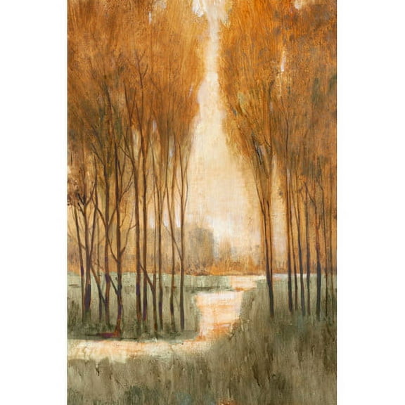 Marmont Hill "Golden Forest I" Painting Print on Wrapped Canvas