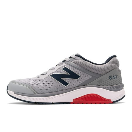 New Balance Men s 847 V4 Walking Shoe Silver Mink Gunmetal 9 N