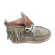 thumbnail image 3 of Women Moccasin Boots Flat Suede Fringed Ankle Booties Winter Warm Shoes Short, 3 of 8