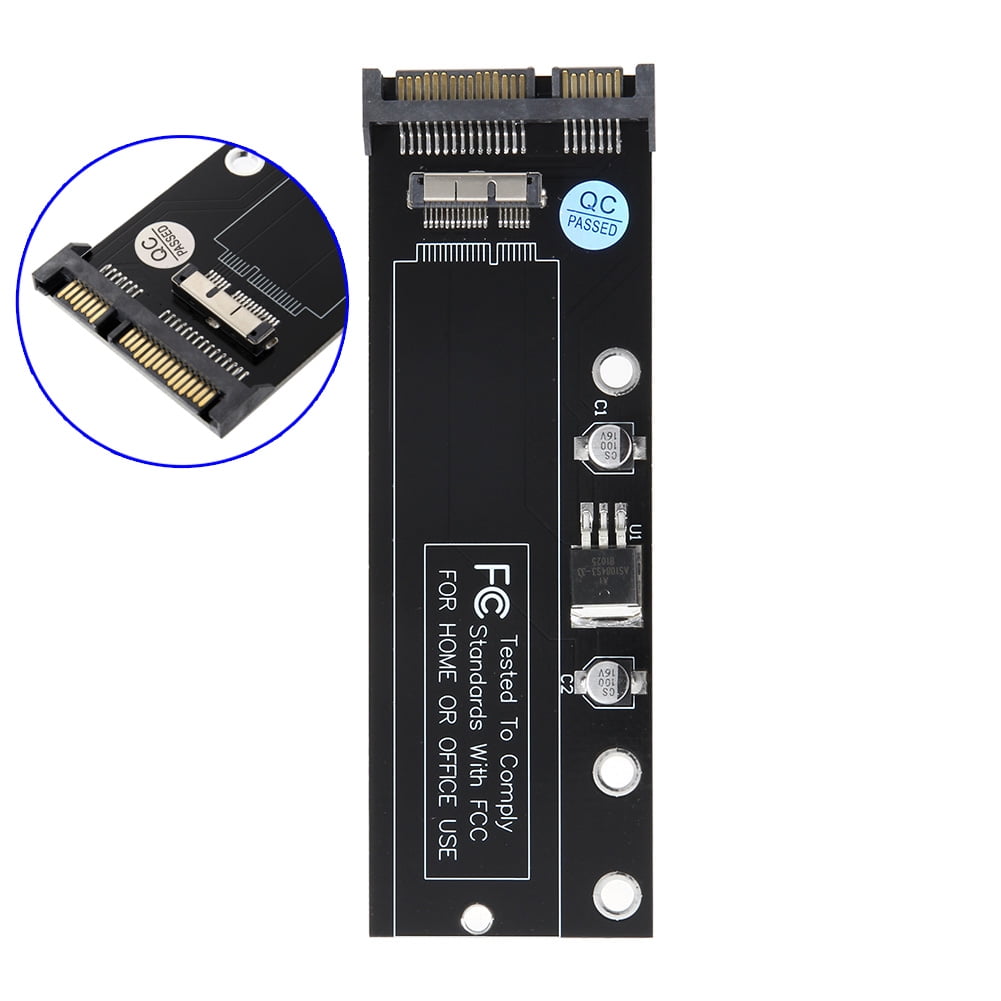 Computer Cables 2010 2011year for MacBook Air Laptop SSD SSD SATA Interface Conversion Card Solid SSD to SATA Convert Adapter Card 12+6 pins Cable Length: Other 