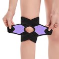 thumbnail image 4 of Adjustable Compression Knee Brace Cross Support for Arthritis Pain Meniscus Tear Sports Protection Rose Red, 4 of 4
