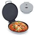 thumbnail image 1 of Courant Pizza Maker Máquina de pizzas de 12 pulgadas, placas antiadherentes con mango frío recientemente mejoradas, horno para pizza y máquina Calzone, horno eléctrico de encimera para el hogar o la e, 1 of 5