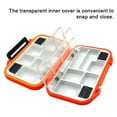 thumbnail image 4 of Large Grey ABS Fishing Tackle Organizer with Waterproof Design, Shock-Absorbing Inner Box, Silicone Sealing Strips, Transparent Inner Lids & Bounce-Open Feature for Orderly Storage of Fishing, 4 of 7