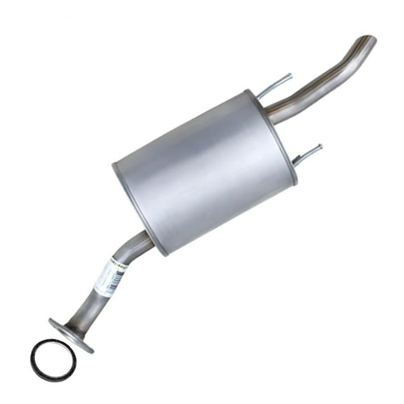 Stainless Steel Exhaust Rear Muffler Fits 2010-2014 Honda Insight 1.3L - Direct Fit