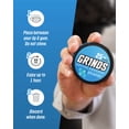 thumbnail image 4 of (2 pack) Grinds Coffee Pouches, Nicotine-Free, 25mg Caffeine, Spearmint, 15 Pouches (1 Can), 4 of 8