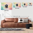 thumbnail image 5 of Happy Easter Portuguese Water Dog with Bunny Ear Headband and Flowers Horizontal Matte Canvas Poster PWD Portie Fishing Dog Lover Wall Art Home Decor - 13001, 5 of 5