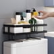 thumbnail image 5 of Estante de almacenamiento para inodoro Organizador de baño Estante organizador de almacenamiento sobre el inodoro No Negro, 5 of 9