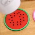 thumbnail image 7 of Piwvid Fruit Non Slip Coasters Heat Insulation Colorful Unique Slice Silicone Drink Cup Mat,Anti-Slip Cup Coasters Protect Furniture and Table from Water Marks and Scratch Damage, 7 of 7