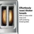 thumbnail image 3 of Hamilton Beach 2-Slice Toaster with Extra-Wide Slots, Toast Boost, Removable Crumb Tray, Stainless Steel, 3 of 9